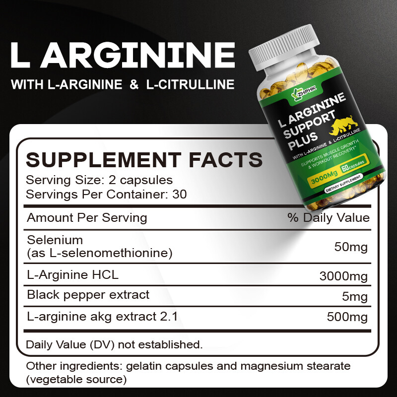 Nitric Oxide Booster Extra Strength 3000mg – L Arginine 3X Strength 180 Capsules