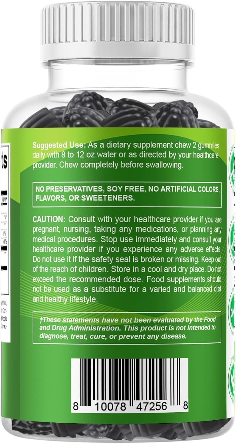 NEW LUXRY Vitamatic Sugar Free Moringa Gummies – 10,000 mg 60 Count (Pack of 1)