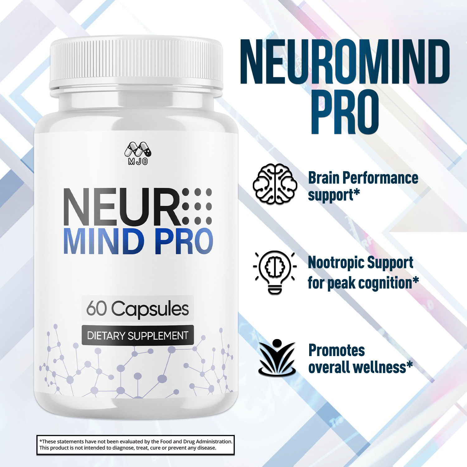 (5 Pack) Neuro Mind Pro Advanced Brain Max Support Formula 300 Capsules