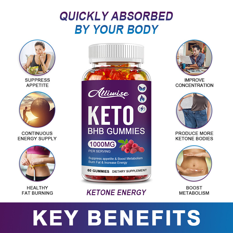Keto Gummies Advanced Weight Loss Night Time Fat burner Appetite Suppressant