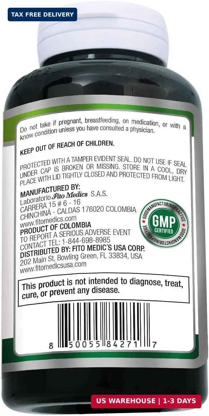FITO MEDIC’S Labs Saw Palmetto Capsules 120 Count – Herbal Supplement for Men’s