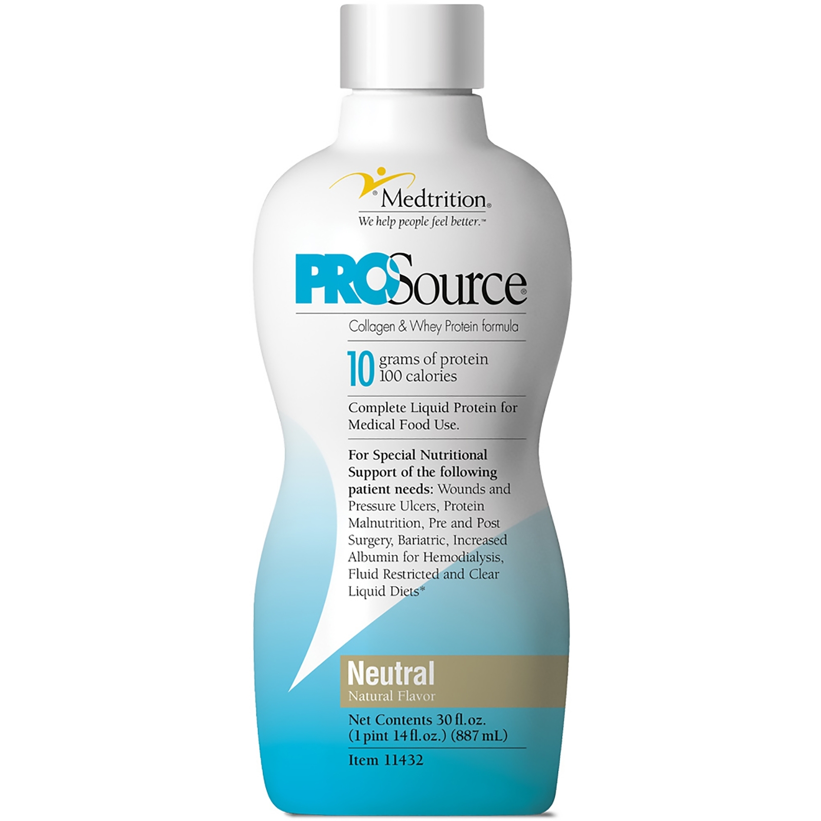 ProSource Oral Supplement Neutral Flavor 30 oz Bottle 4 Ct