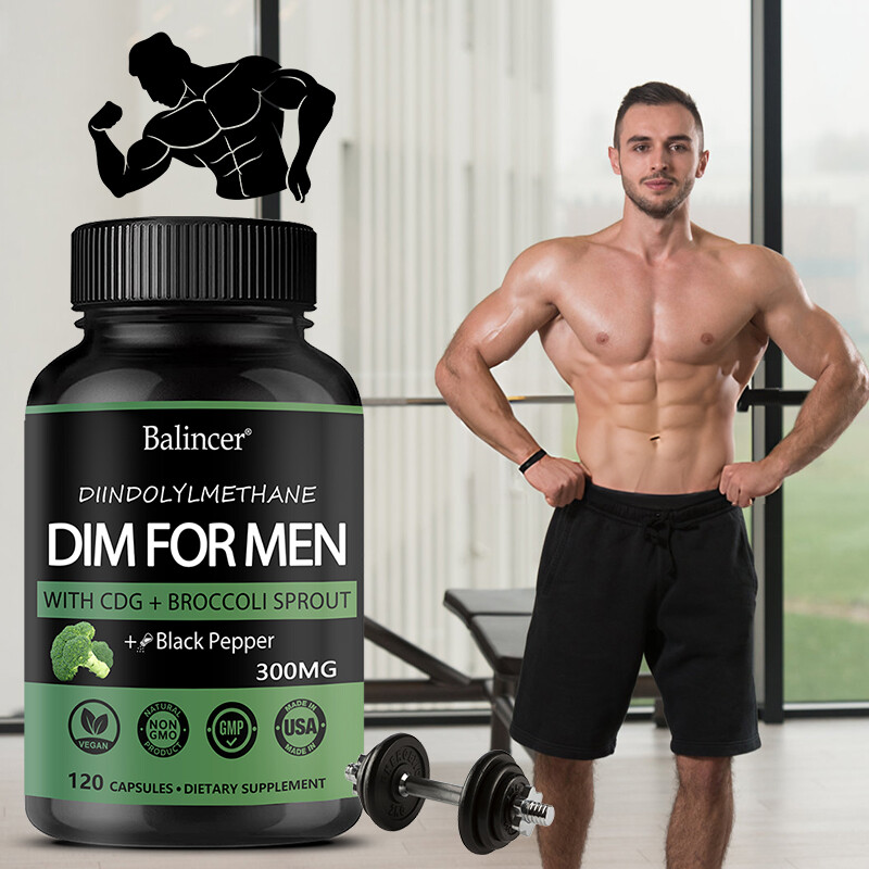 DIM(Diindolylmethane) 300mg-with Black Pepper-Premium Hormonal Support Formula