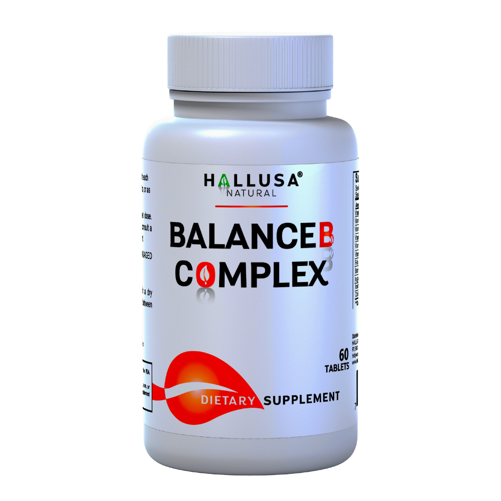 COMPLEX B B1, B2, B3, B5, B6, B8 & B12 – Energy, Nervous & Heart Health – 60 Tab