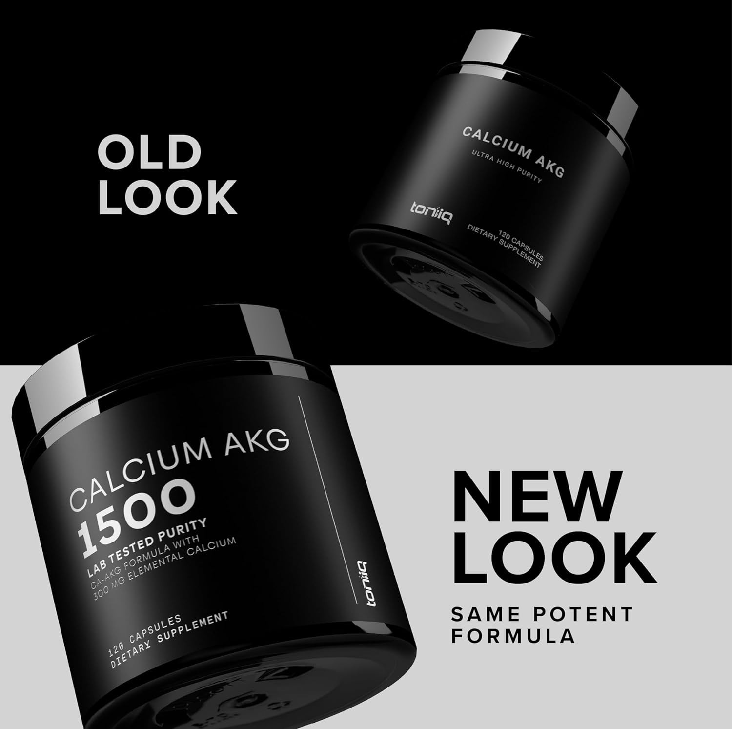 Toniiq 1500mg Ultra High Purity Ca AKG Supplement – 99%+ Highly Purified and Bio
