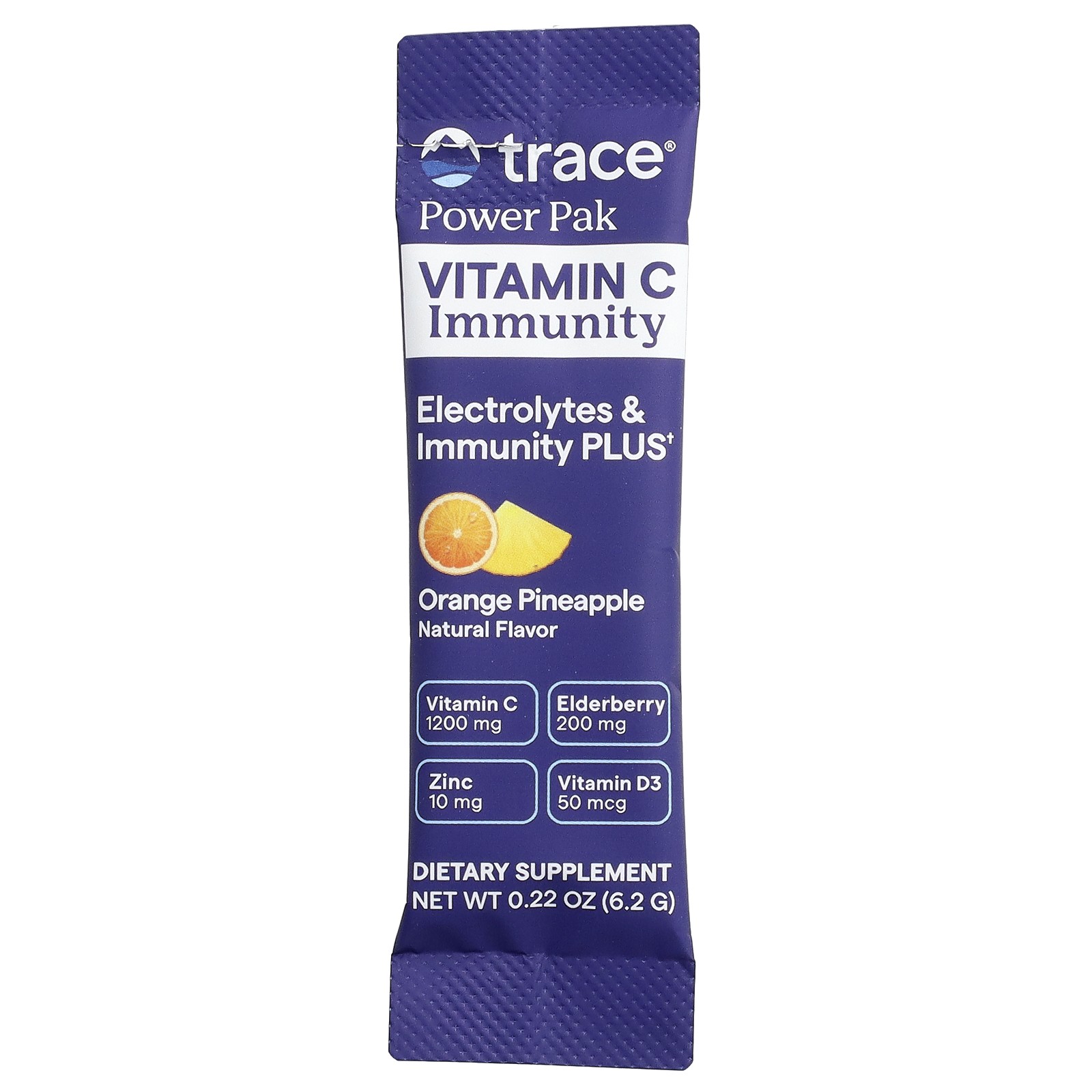 Power Pak, Vitamin C Immunity, Orange Pineapple, 30 Stick Packs, 0.22 oz (6.2 g)