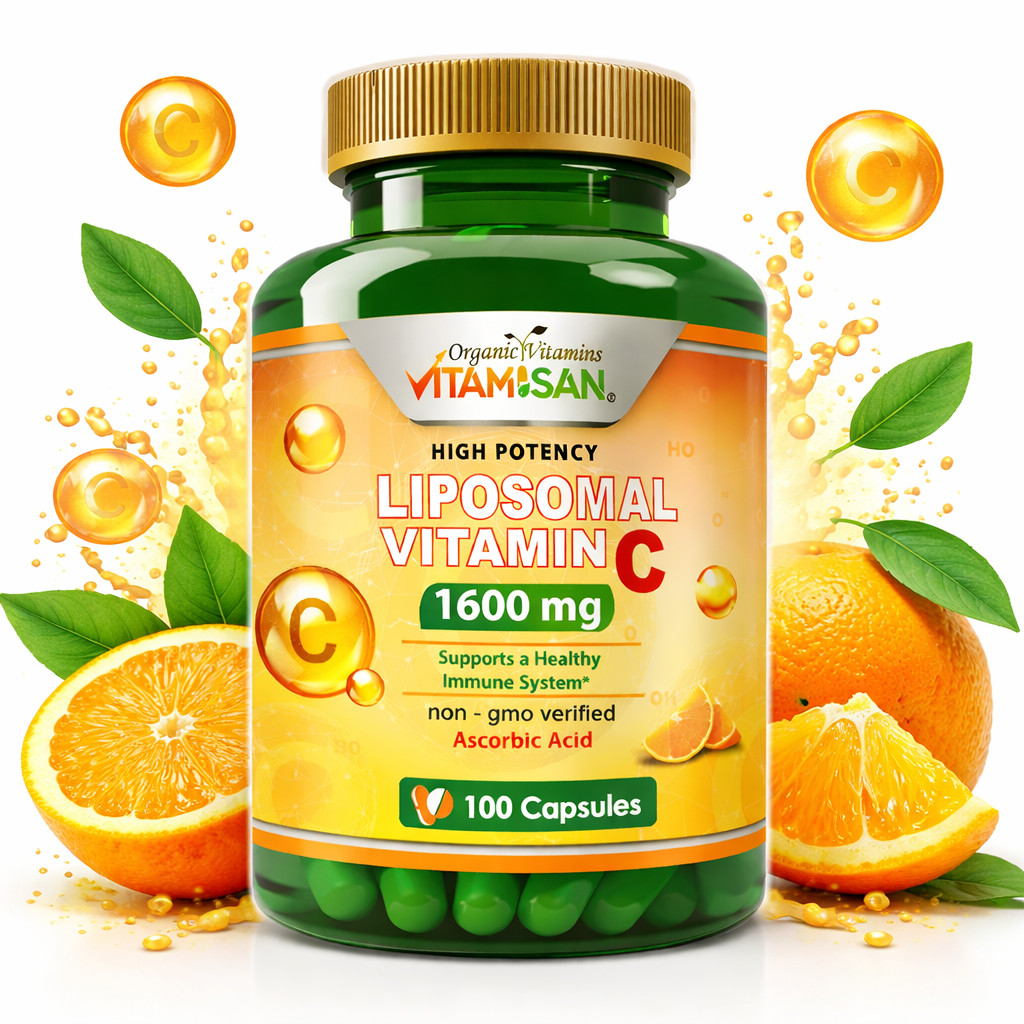 3 Vitamin C Vitamina Super HIgh Potency 1600 Liposomal 300 caps Support Immune S