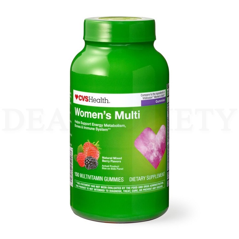 CVS Health Women’s Multivitamin Mixed Berry Flavor 150 Gummies Lot of 3