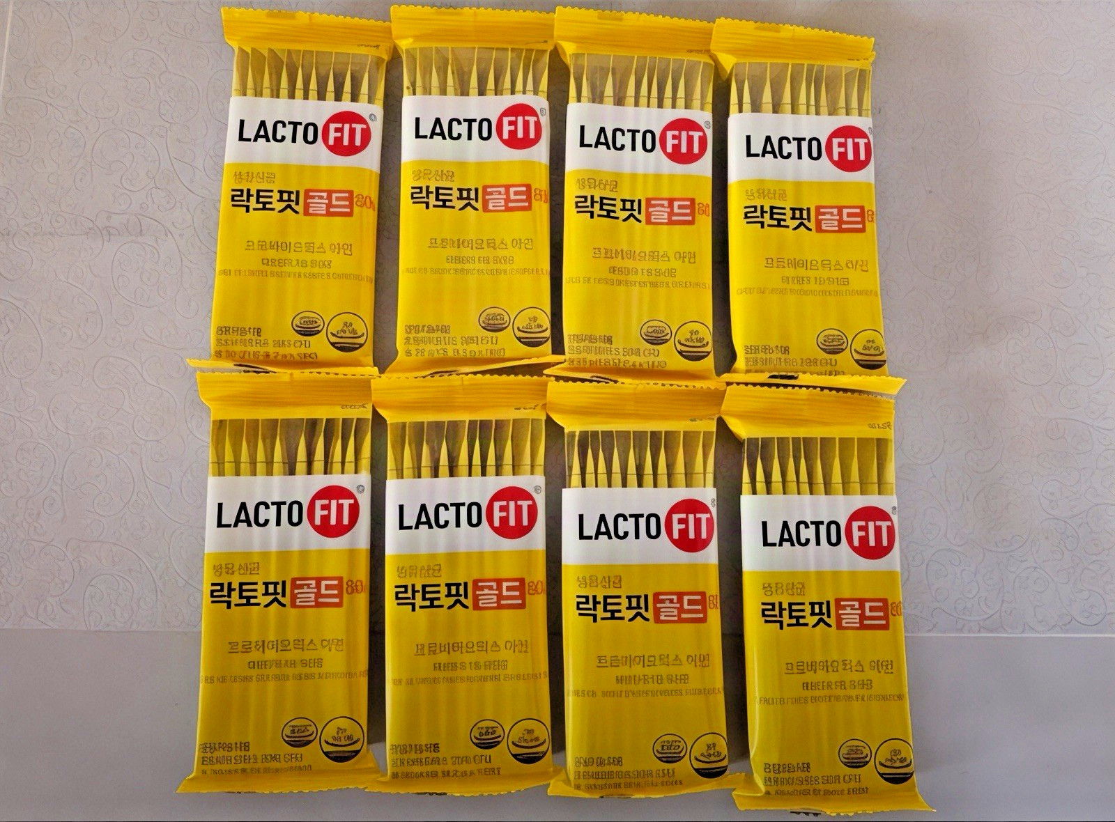 LACTO FIT Gold 80 Sticks 160g Korean Probiotics Prebiotics Original