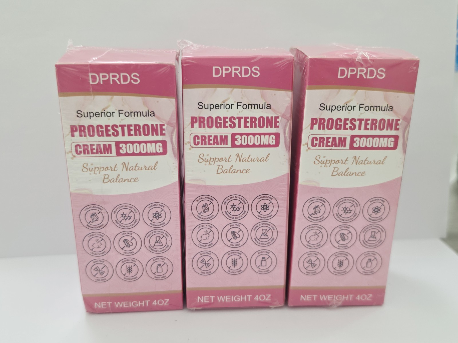 DPRDS Progesterone Cream 3000MG 4oz QTY:3