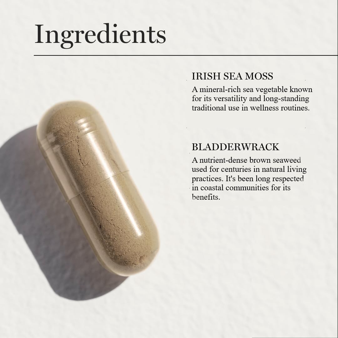 Dr. Sebis Cell Food Bromide Plus Irish Sea Moss Capsules with Bladderwrack – …