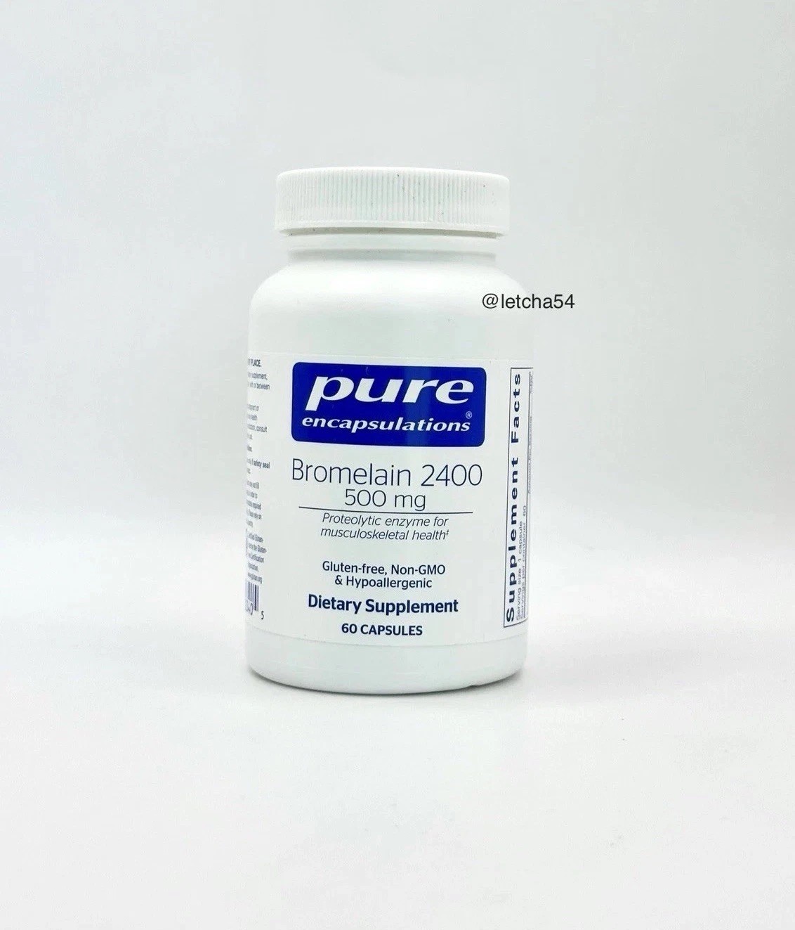 Pure Encapsulations Bromelain 2400 – 500 mg (60 Capsules) Digestive Support