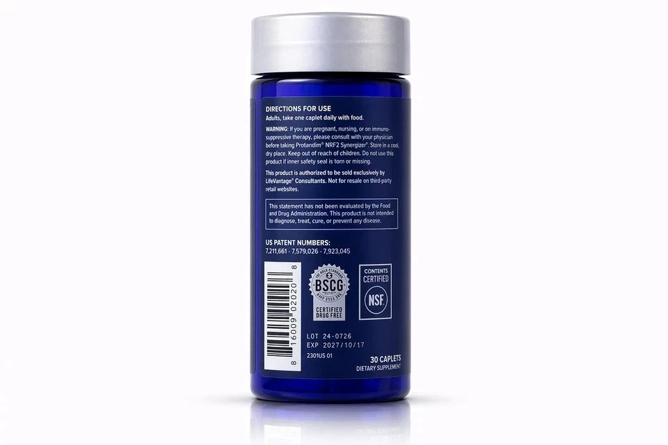 New Protandim NRF2 Synergizer 90 Caplets LifeVantage 3 Pack Sealed