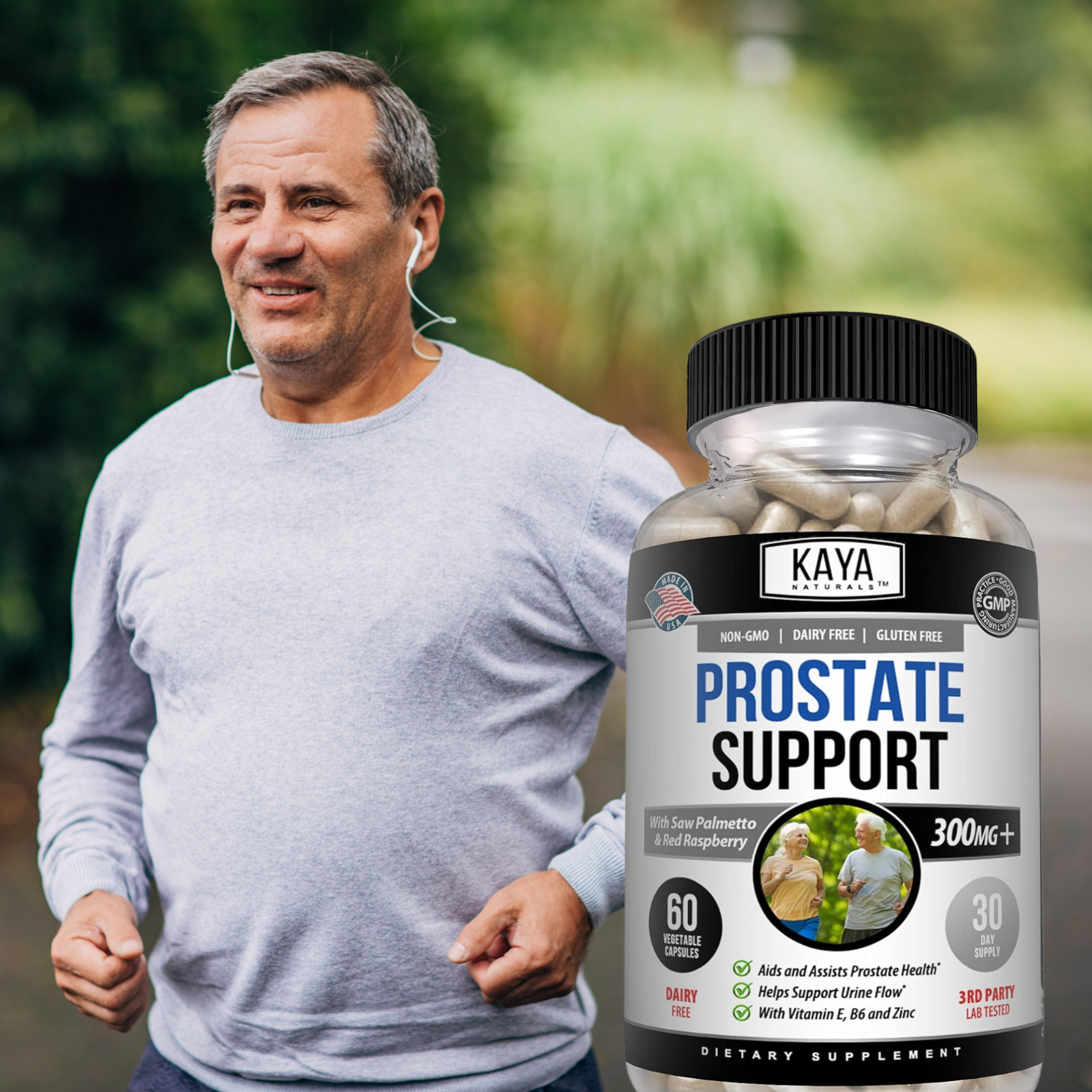 Prostate Support – Saw Palmetto – Reduce Frequent Urination, Stamina supplement