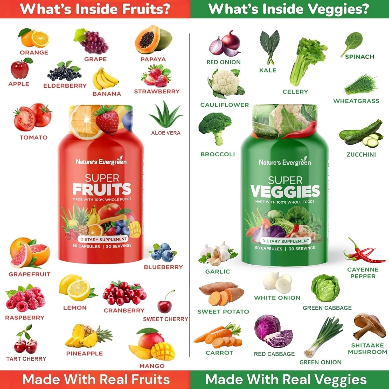 AUTHENTIC Balance of Nature Whole Food Fruits and Veggies Produce All Natural