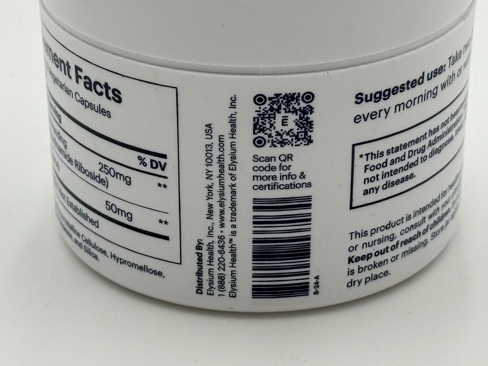 Elysium Basis Cellular Health and Optimization Supplement Free Shipping 02/2027