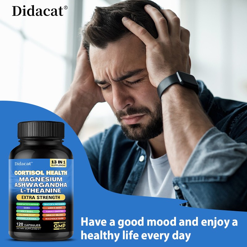 Cortisol Health – with Magnesium – Ashwagandha – for balanced mood and sleep