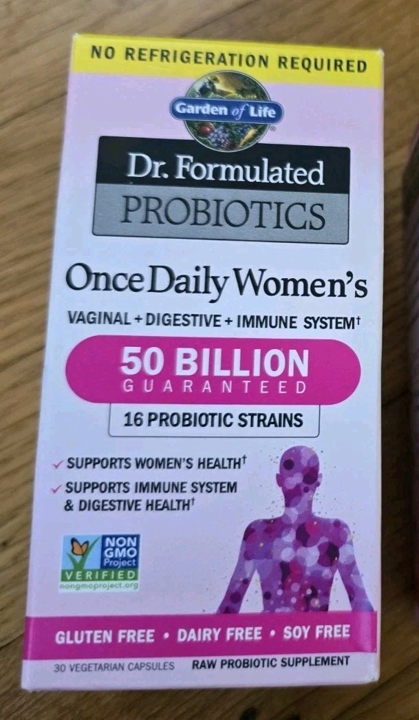 Garden Of Life Once Daily Probiotics Women’s 50 Billion CFU – 30 Veg Caps
