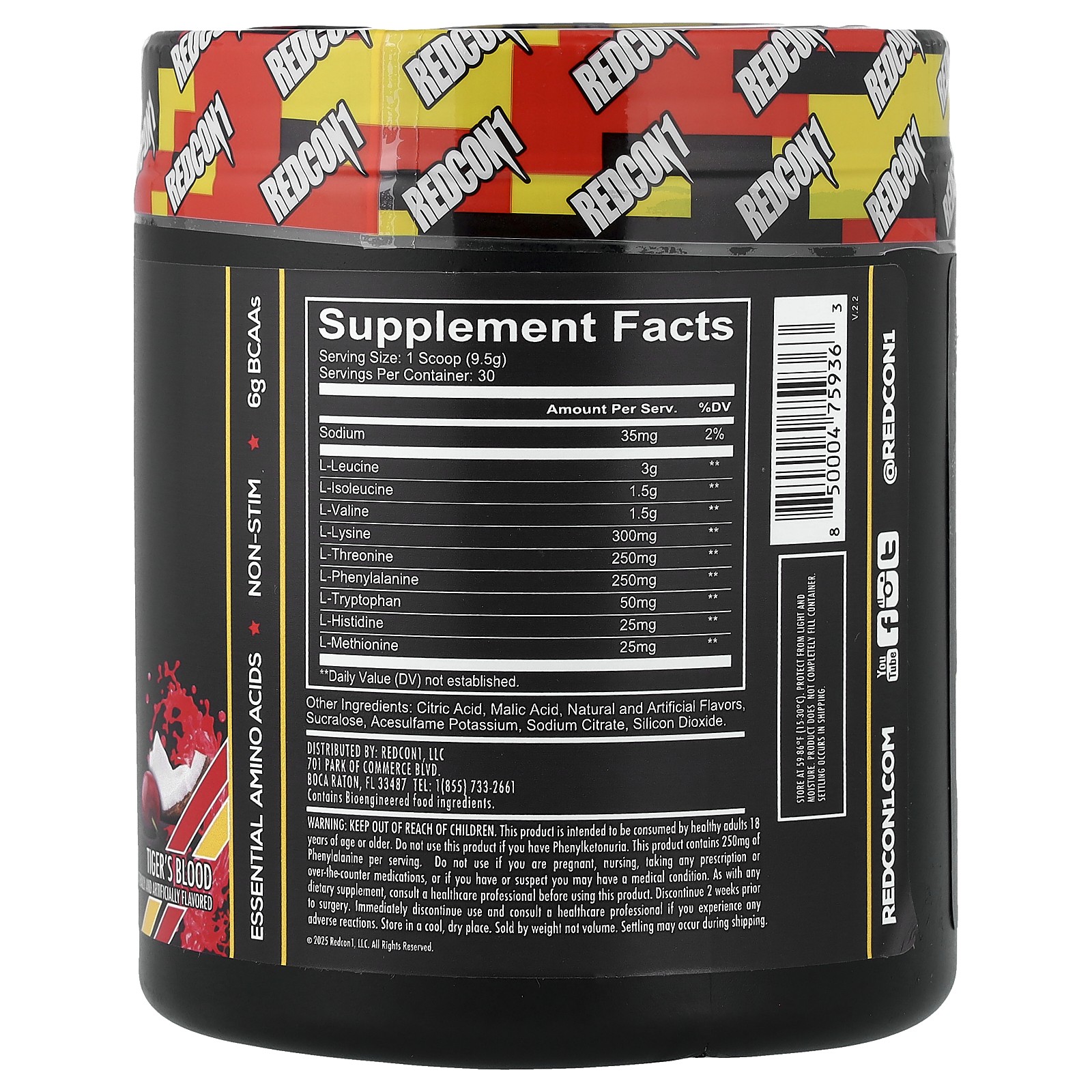 Grunt®, EAAs, Tiger’s Blood, 10.05 oz (285 g)