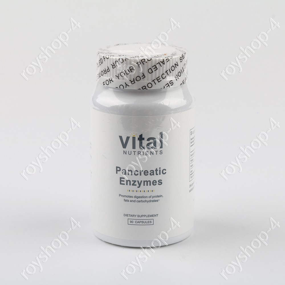 Vital Nutrients Pancreatic Enzymes 1000Mg (Full Strength) | 90 Capsules （5 pack）