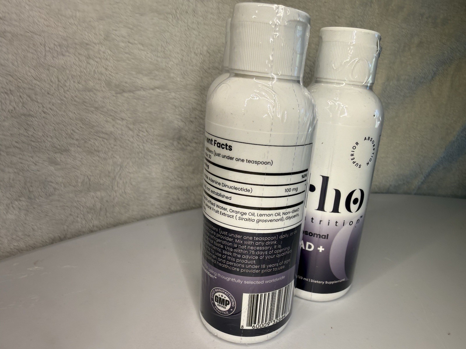 (3) Rho Nutrition Liposomal NAD+ Ultra High Absorption Liquid Bottles 11/2027