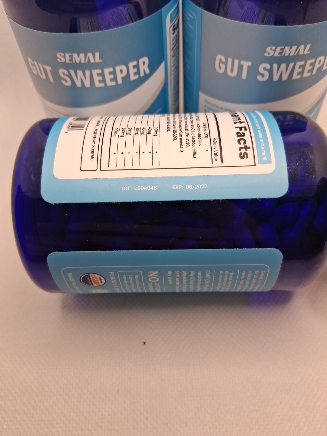 Semal Gut Sweeper Getting 3 Bottles 60×3 Capsules Exp 06/27