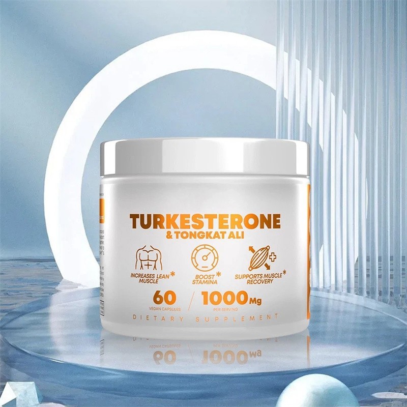 Turkesterone 1000 Mg Pure Capsules Supplement Muscle Growth & Recovery 60 Pcs