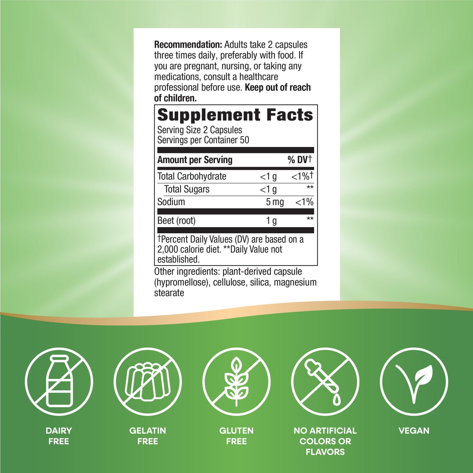 10/29 Nature’s Way Beet Root Capsules, Supports Antioxidant Pathways*, Helps Neu