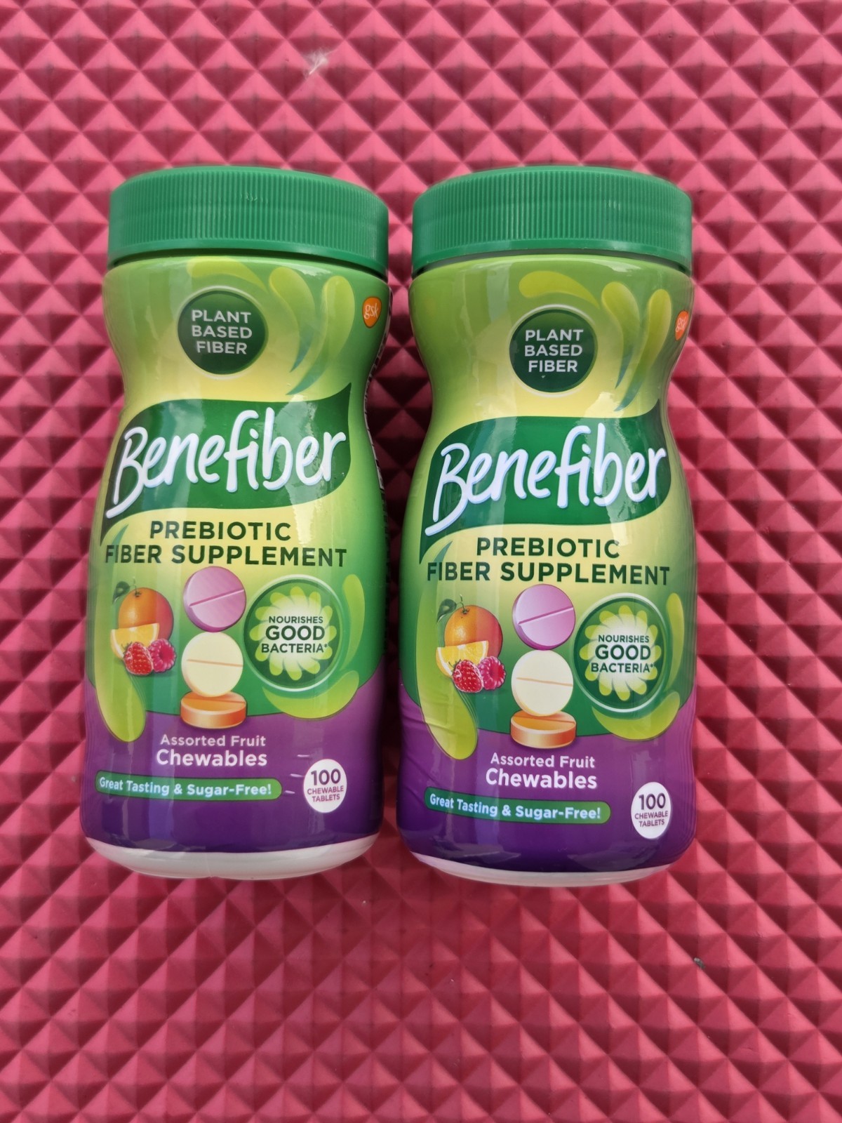 2PK- Benefiber Prebiotic Fiber Supplement, 200 Total Tablets, Exp. 06/2028