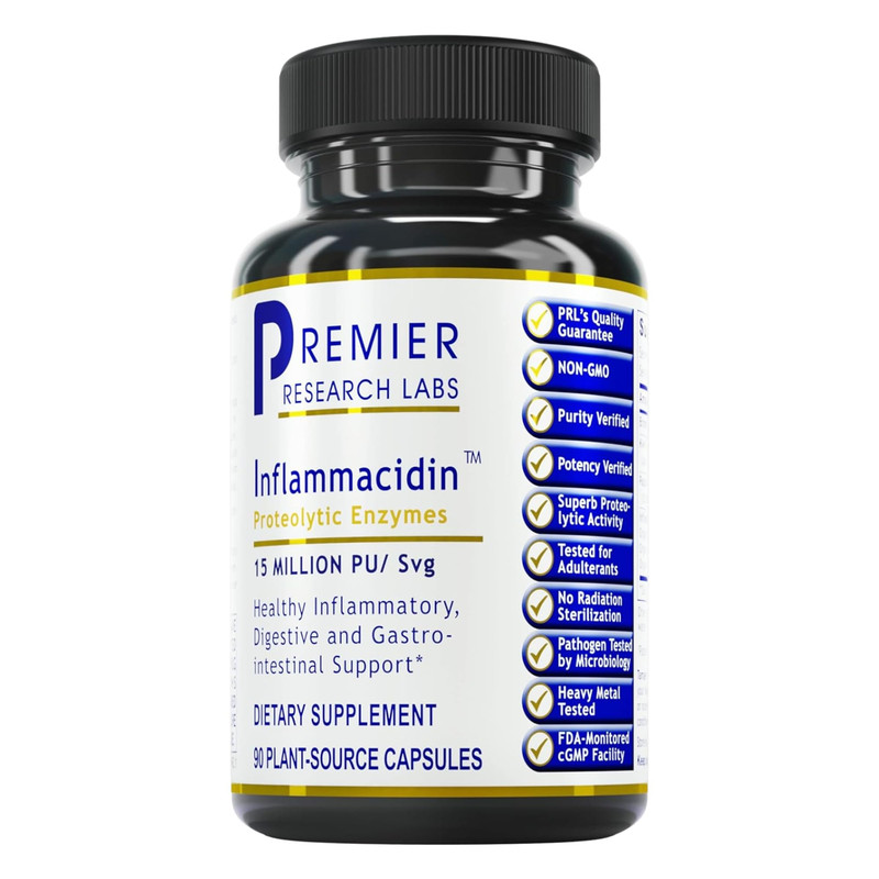 Premier Research Labs Inflammacidin – Digestive Enzymes Papain From Papaya And