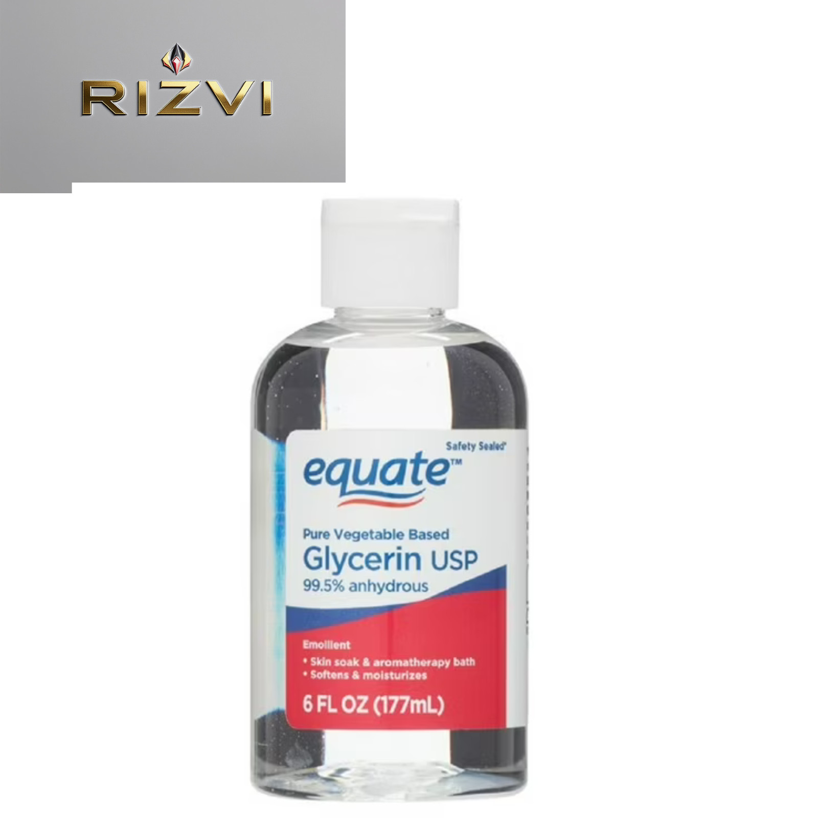 Equate, Pure Vegetable Based Liquid Glycerin Oil USP, Unscented, 6 fl oz