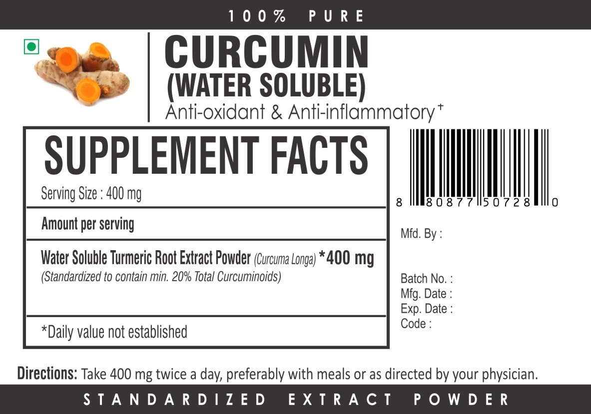Turmeric Curcumin Powder 95% Curcuminoids – Antioxidant for Health Support