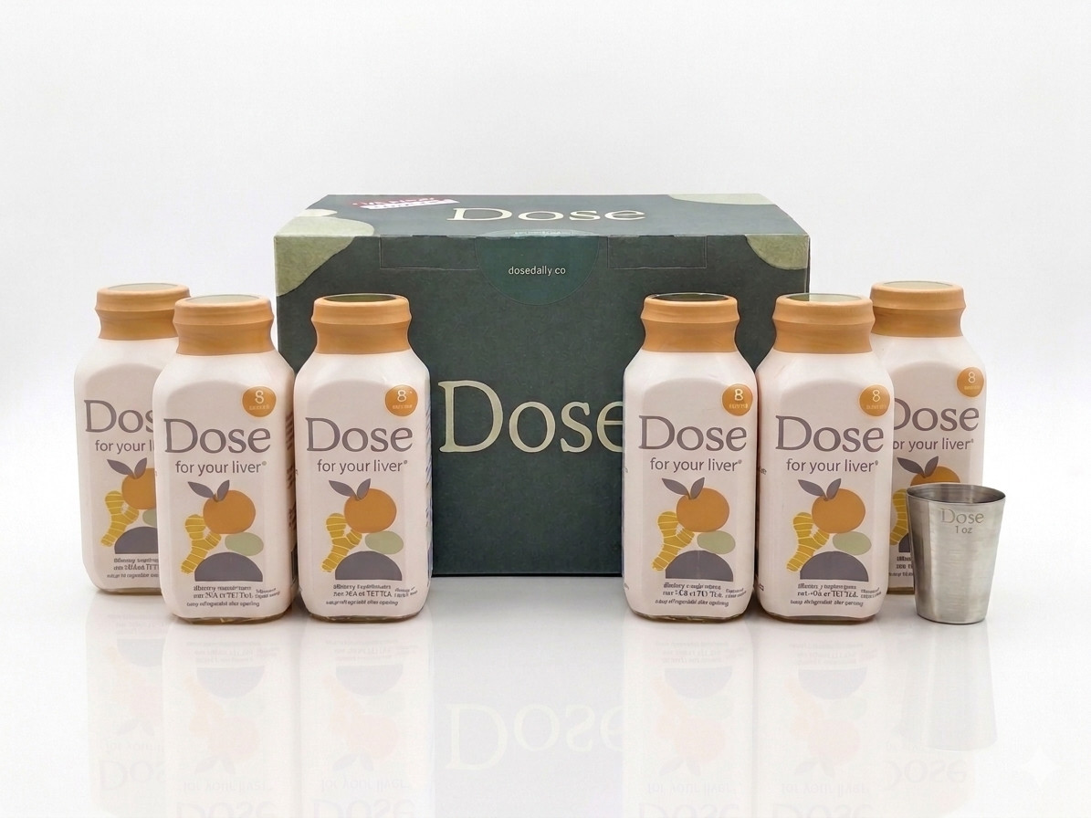 DOSE For Your Liver – Optimal Liver Function/Liver Cleanse 16oz x 6PACK Exp 2/27