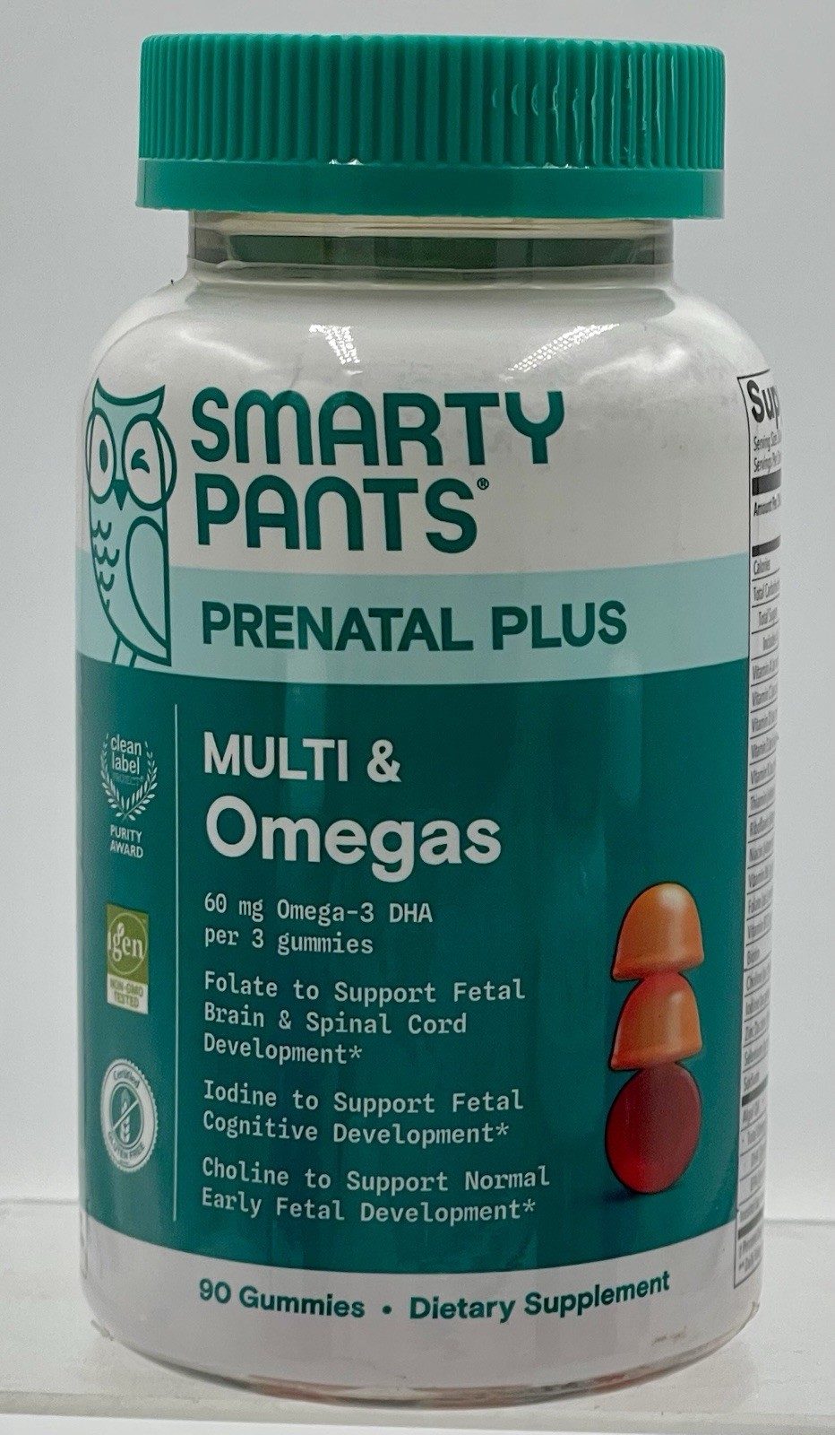Lot of 2 SmartyPants Prenatal Plus Multi & Omegas 90 Gummies Each 180ct Exp03/27