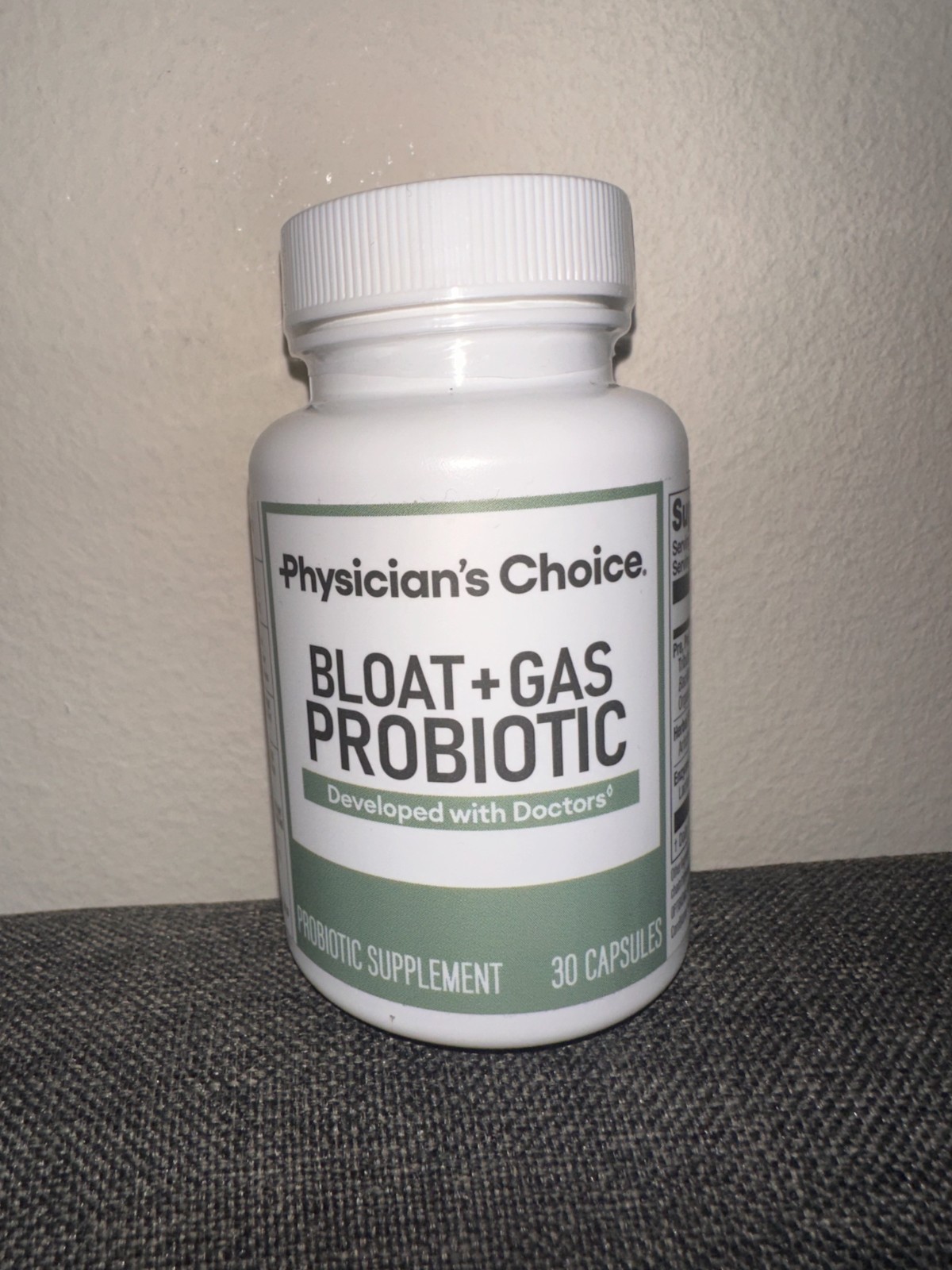 Physician’s CHOICE Bloat & Gas Probiotic 5-in-1 Proactive Support + Daily Relief