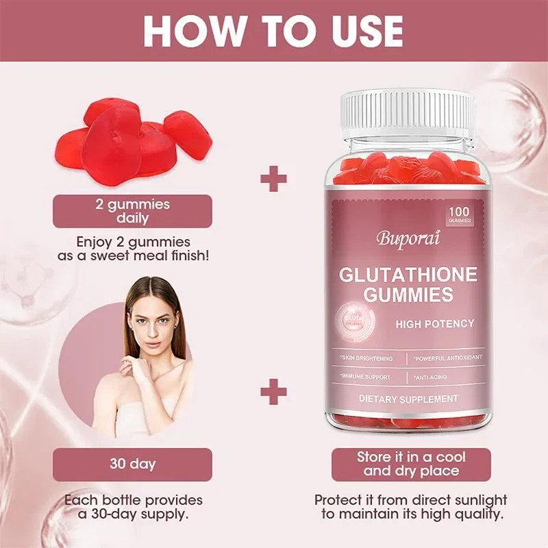 Glutathione 100pcs – Anti-aging, Improve Dullness, Brightening Skin, Immunity