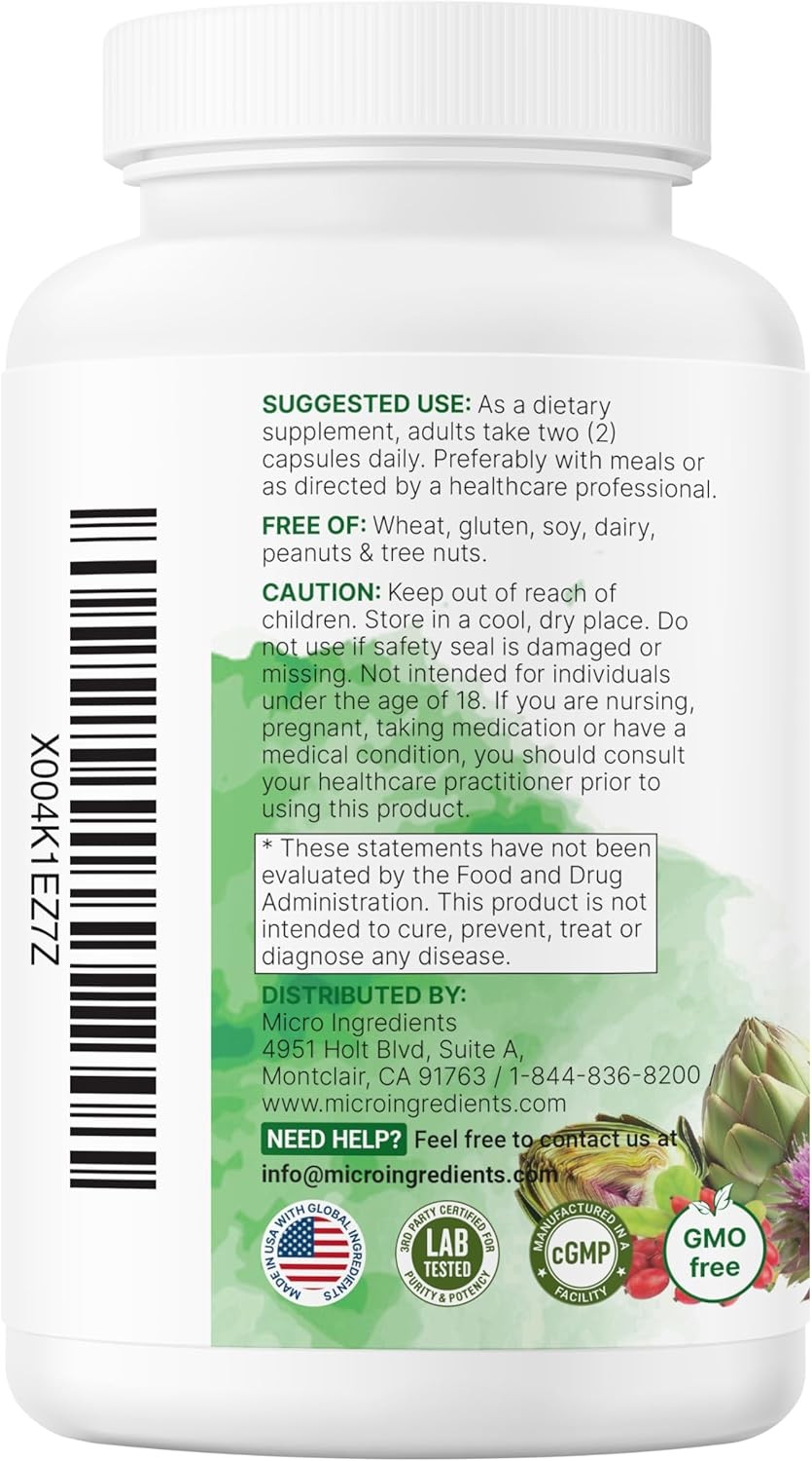 Liver Detox, 240 Veggie Capsules|20-in-1 Premium Complex Liver Cleanse & Repair