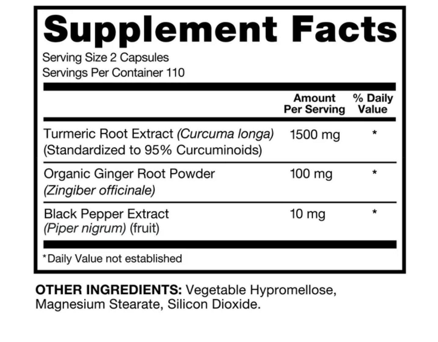 Qunol Turmeric 1500mg 95% Curcuminoids 220 Capsules Ginger Joint Support Supplem