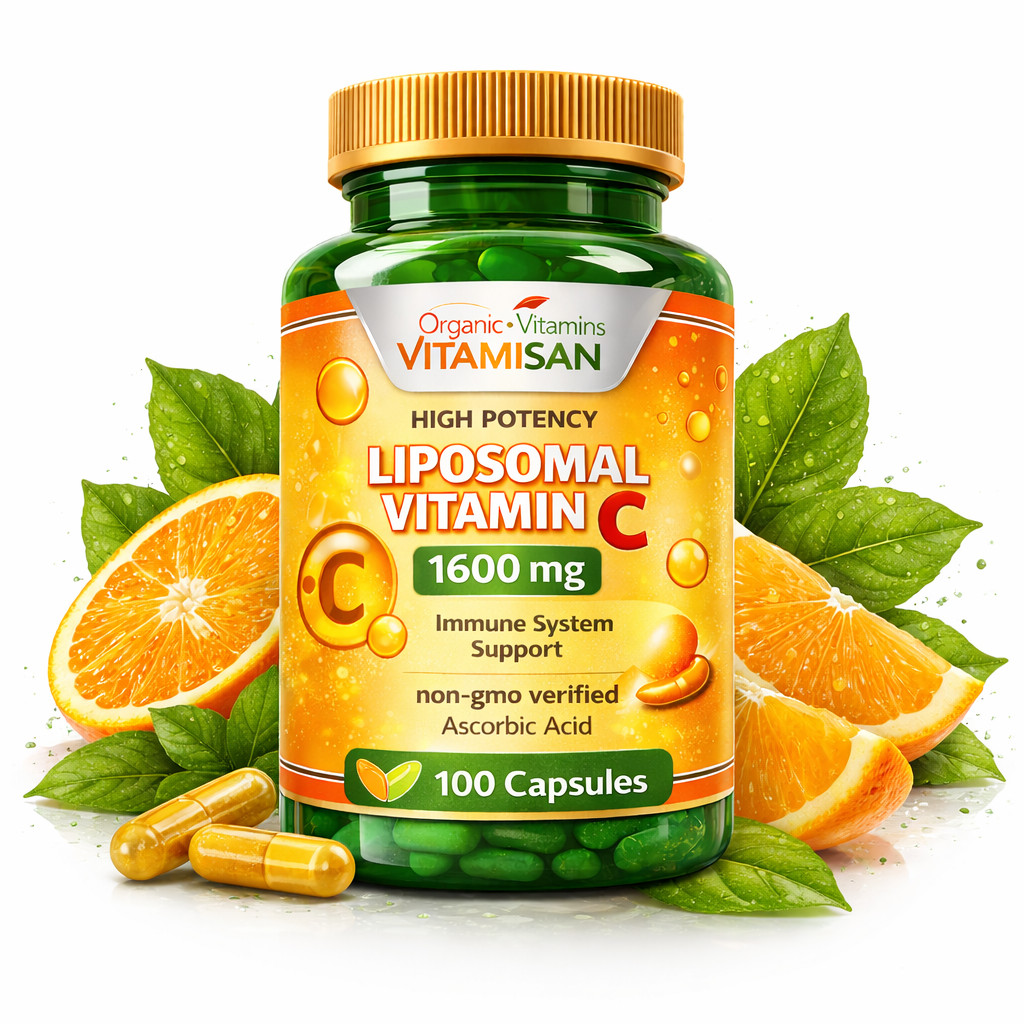 3 Vitamin C Vitamina Super HIgh Potency 1600 Liposomal 300 caps Support Immune S