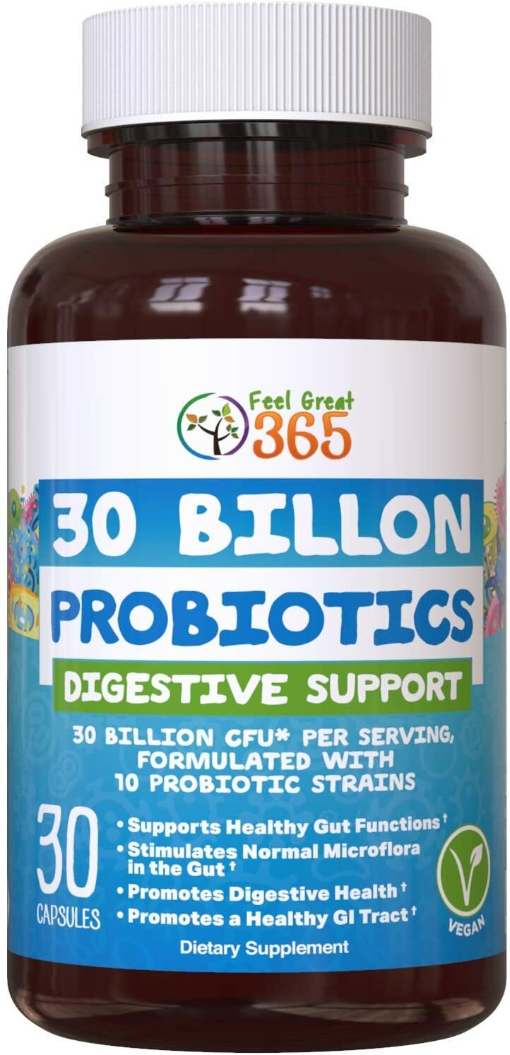 Feel Great 365 Certified Organic Probiotics For Adults Gummies 30 Ct Digestive