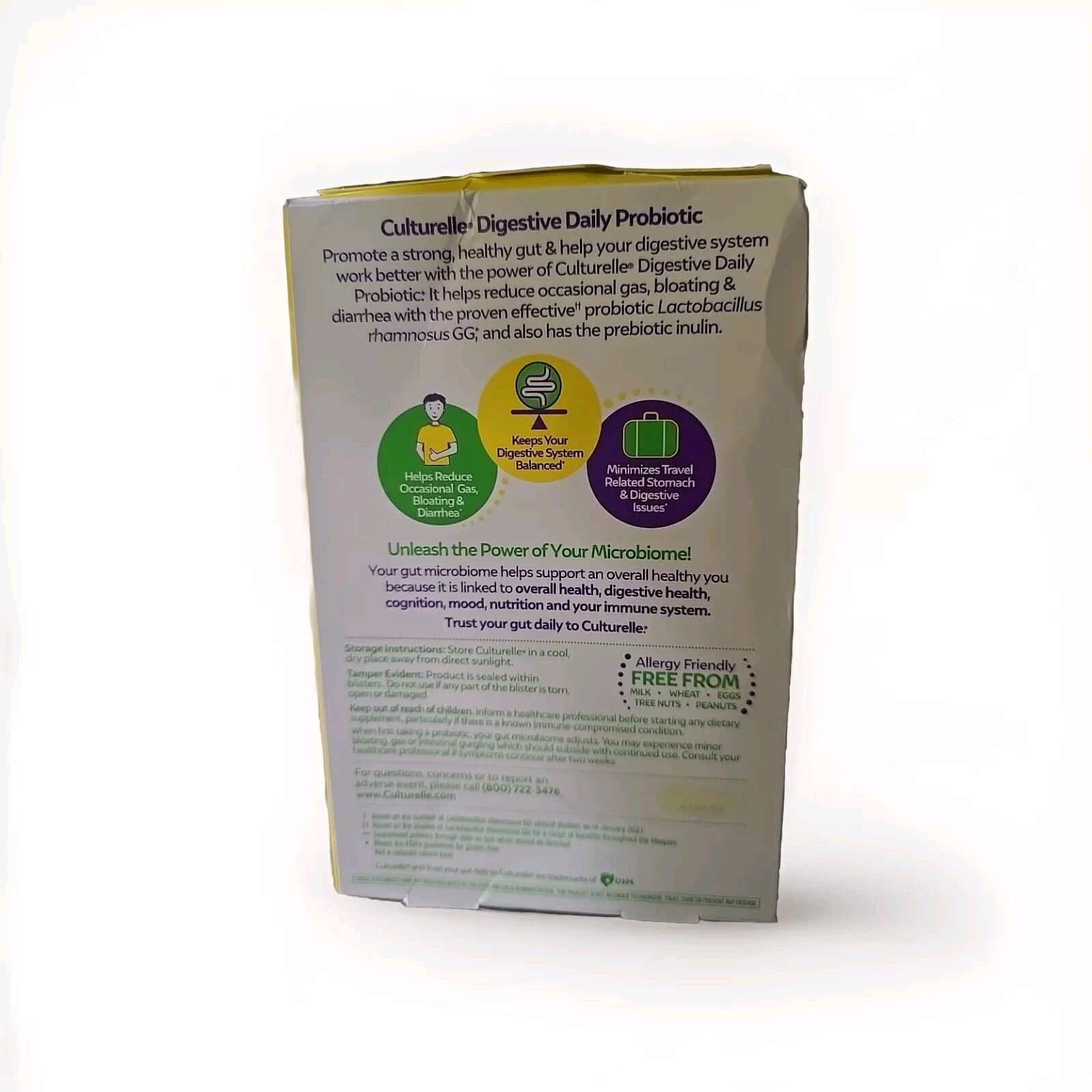 Culturelle Digestive Health Daily Probiotic 80 Capsules Exp 8/2026