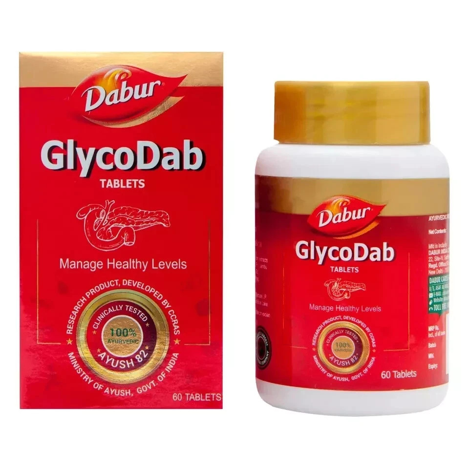 “Glycodab – 60 Tabs for Blood Sugar Control & Metabolism | Buy 2 Get 1 Free!”