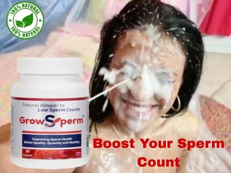 Grow Sperm Men Herbal Wellness Capsules Natural Vitality Support 30 Veg Capsules