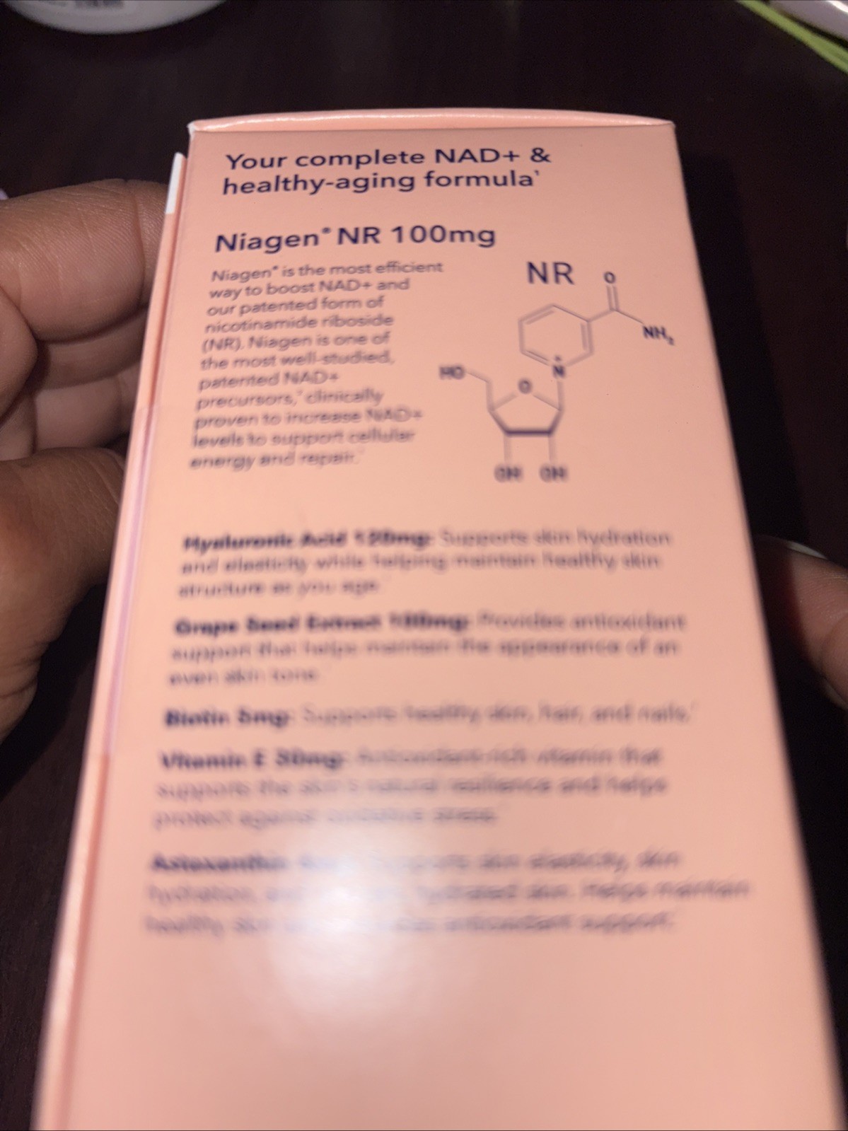 TRU NIAGEN Beauty NAD+ Skin, Hair & Nails – 30 Capsules (100mg)