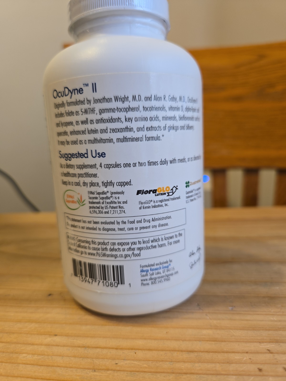 Allergy Research Group – OcuDyne II (200caps) New SEALED FREE SHIP