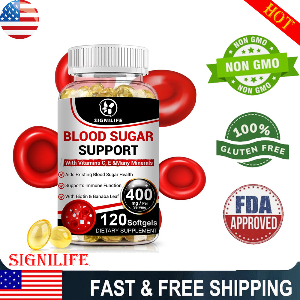 Blood Balance Capsules – Blood Sugar Support & Blood Pressure Supplement 120Pill