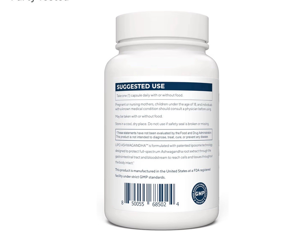 Renue By Science Ashwagandha | High Strength Liposomal Ashwagandha Supplements