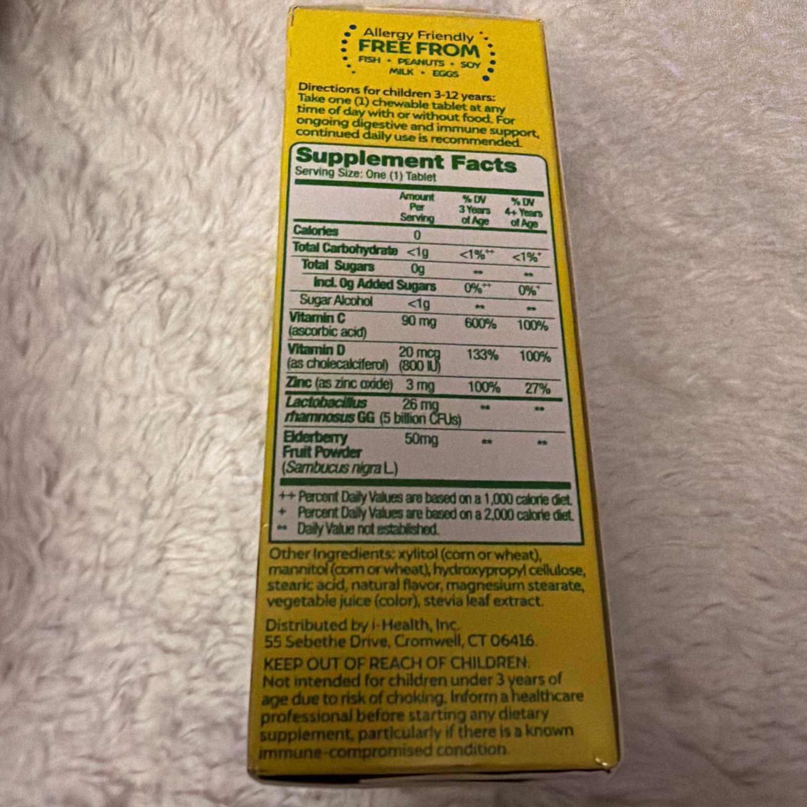 Culturelle Kids Probiotics Immune Defense Probiotic 30 Chewable Exp 08/2026+