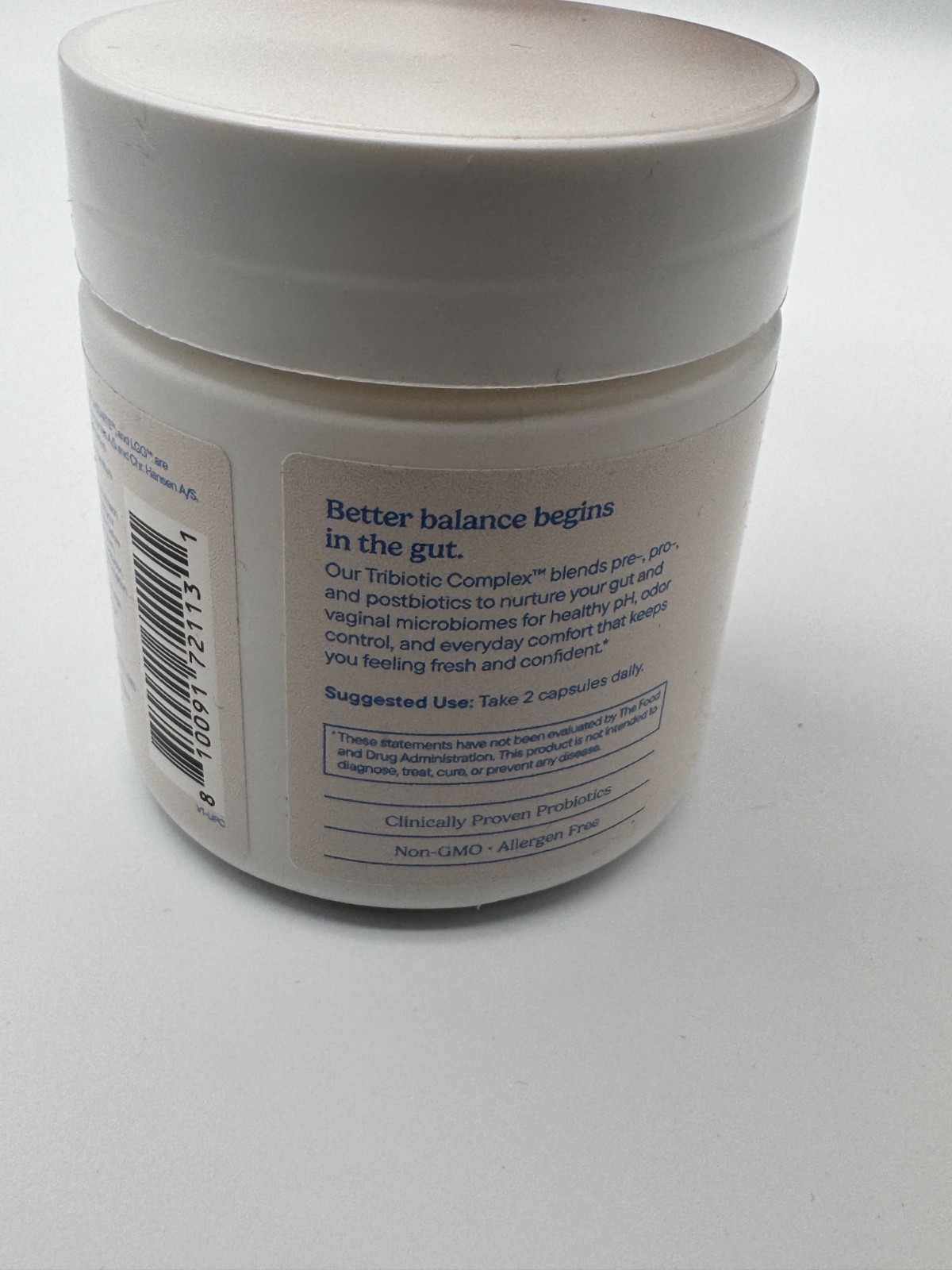 Zenwise Tribiotic Complex Prebiotic Probiotic Postbiotic 60 Capsules USA New