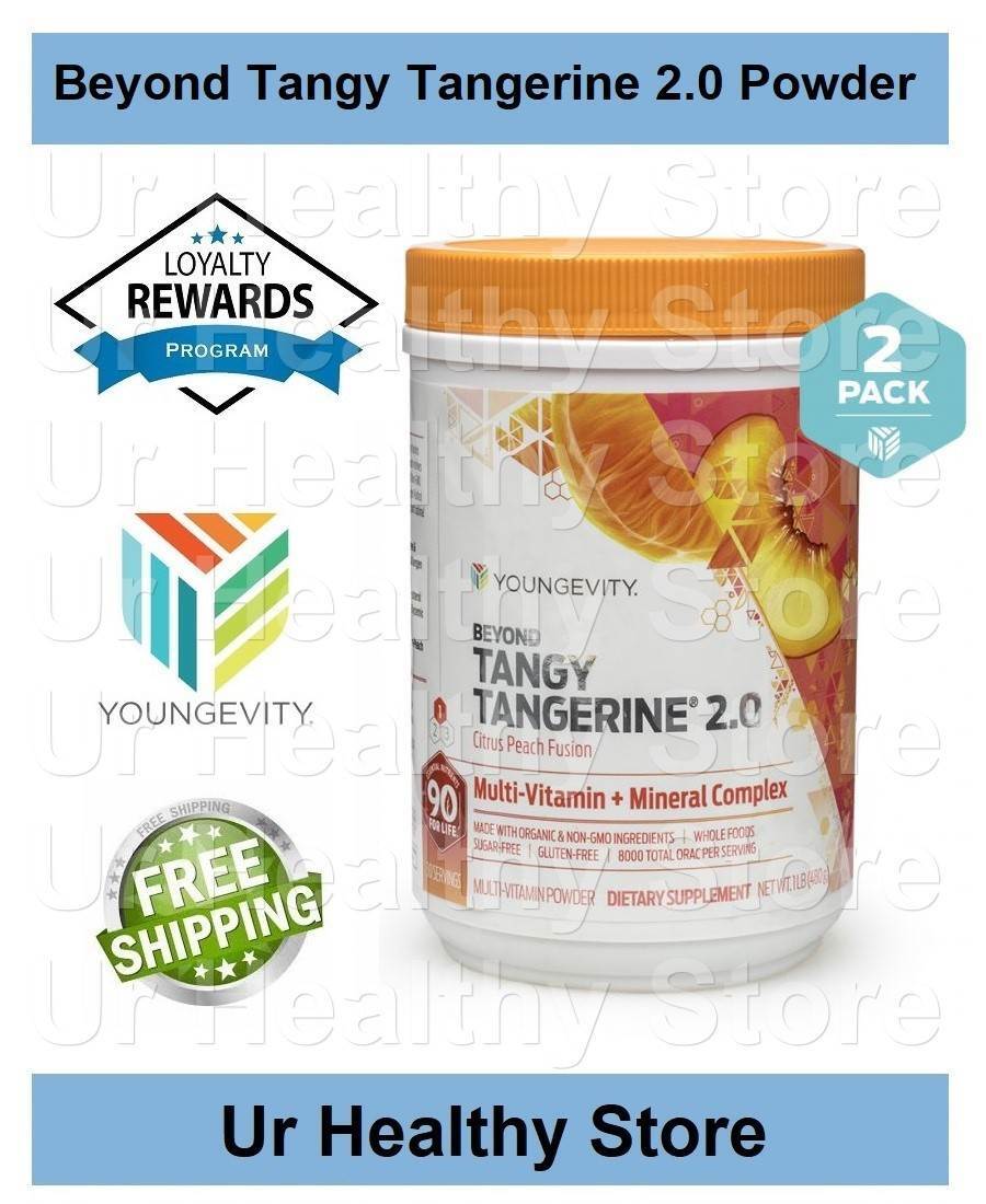 Beyond Tangy Tangerine 2.0 Citrus Peach Fusion [2 PACK] Youngevity BTT *REWARDS*